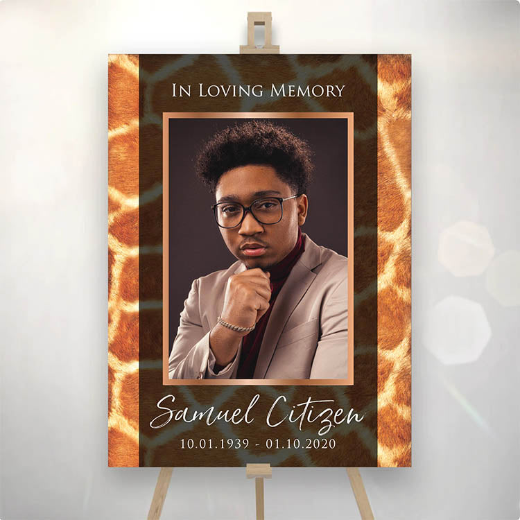 Giraffe Print Life Portrait