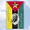 Personalised Mozambican Flag Coffin Cover