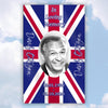 Personalised British Flag Coffin Cover