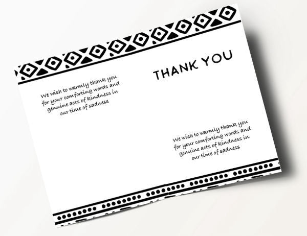 Traditional Thank you Card 2