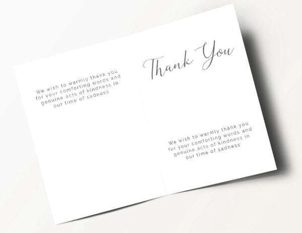 Traditional Thank you Card 3