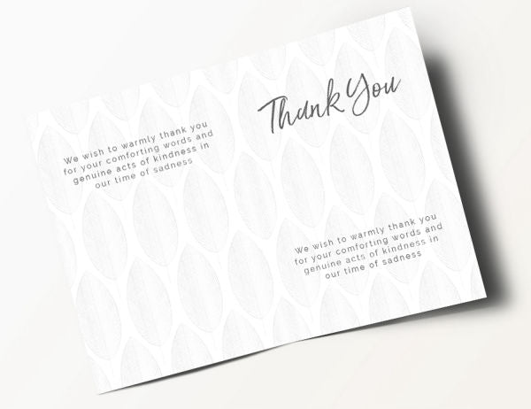 Contemporary Thank you Card 10