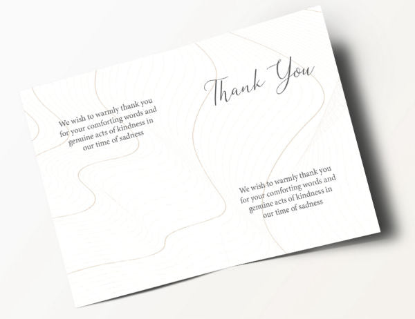 Contemporary Thank you Card 12