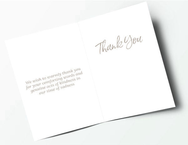 Contemporary Thank you Card 13