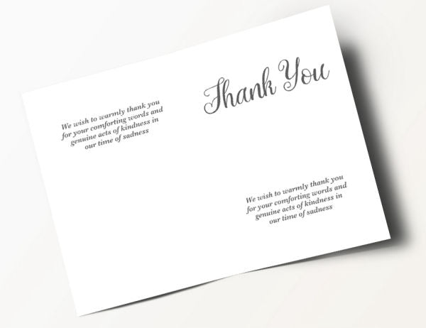 Contemporary Thank you Card 6