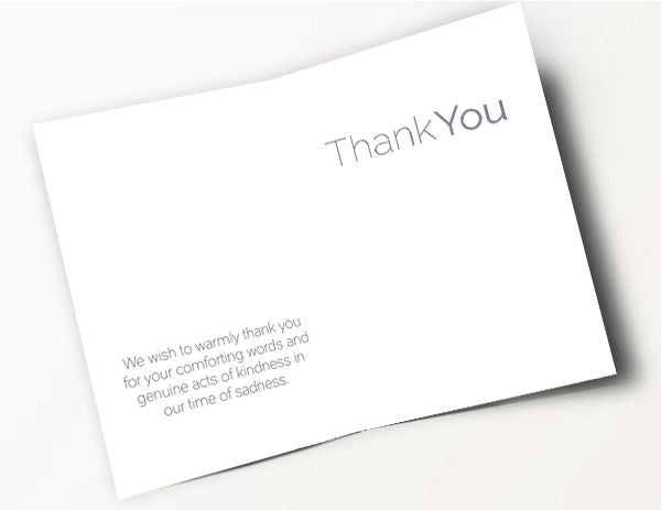 Contemporary Thank you Card 9