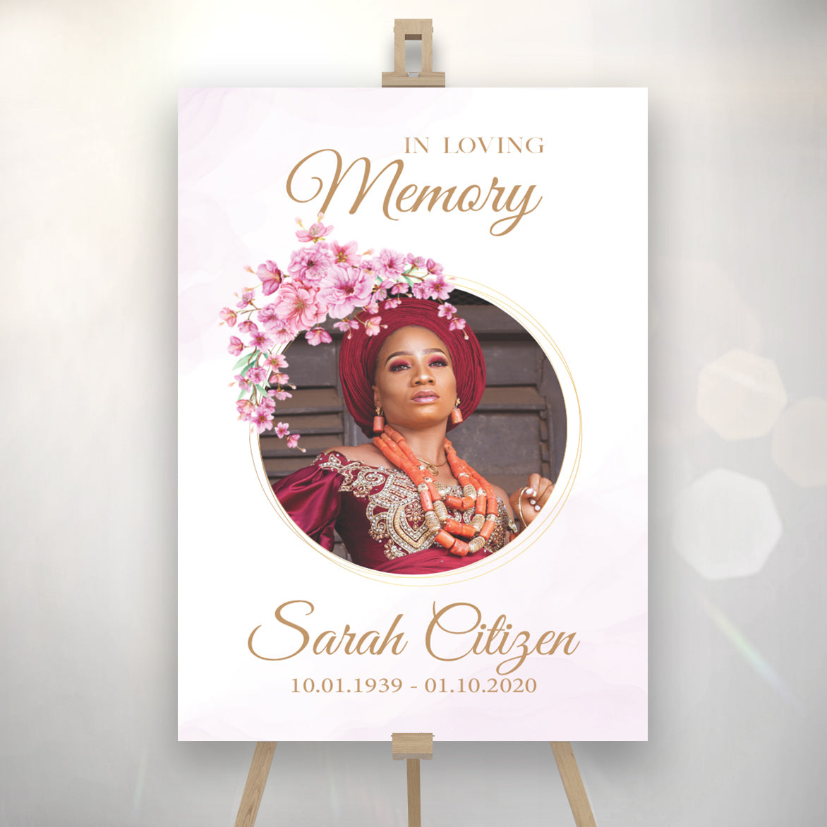 Floral Celebration of Life Portrait 5