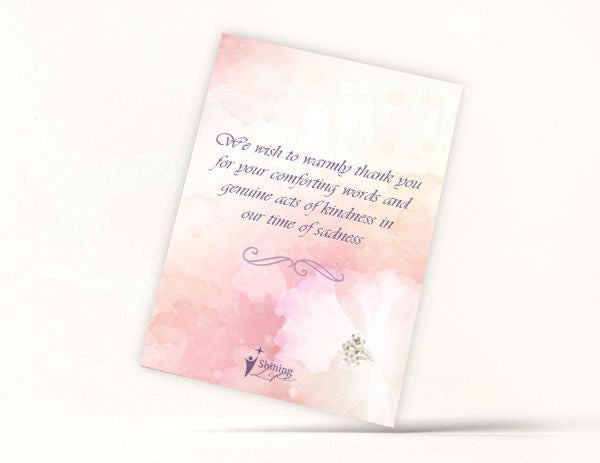 Floral Memoriam Card 4