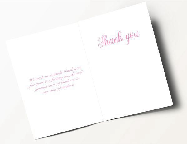 Floral Thank you Card 10