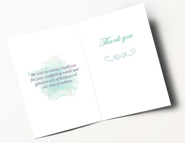 Floral Thank you Card 1