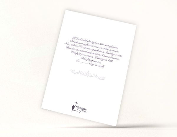 Floral Memoriam Card 8