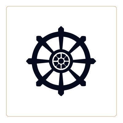 Buddhism Dharma Wheel Symbol